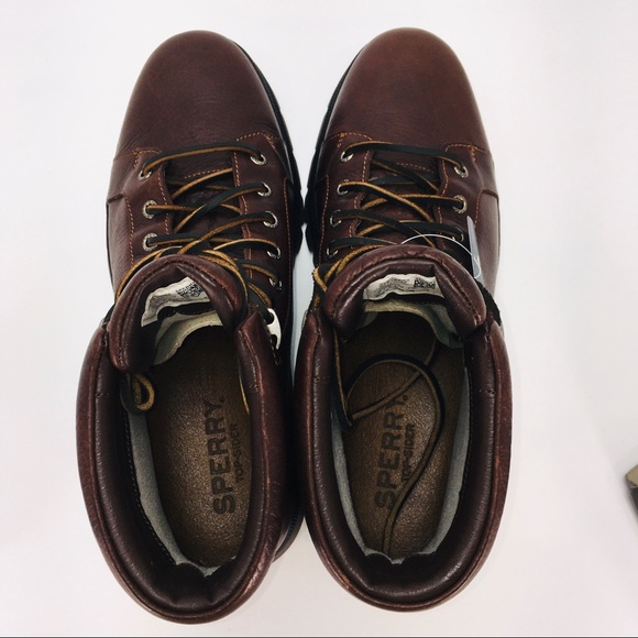 Sperry Men's Watertown LTT Dark Brown Leather Boot - Picture 9 of 16